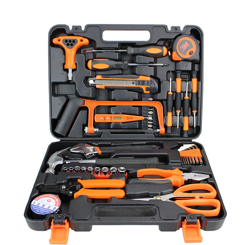 Factory invoicing home hardware tool combination set car maintenance tool electric drill shock drill kitchen tool box