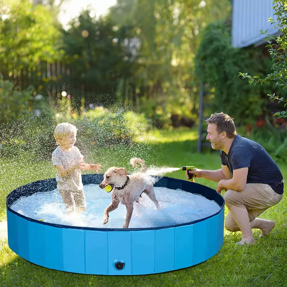 В наличии бассейн для домашних животных складной Кот и собака Чистка Ванна открытый дети играют воду собака ванна бассейн завод оптом
