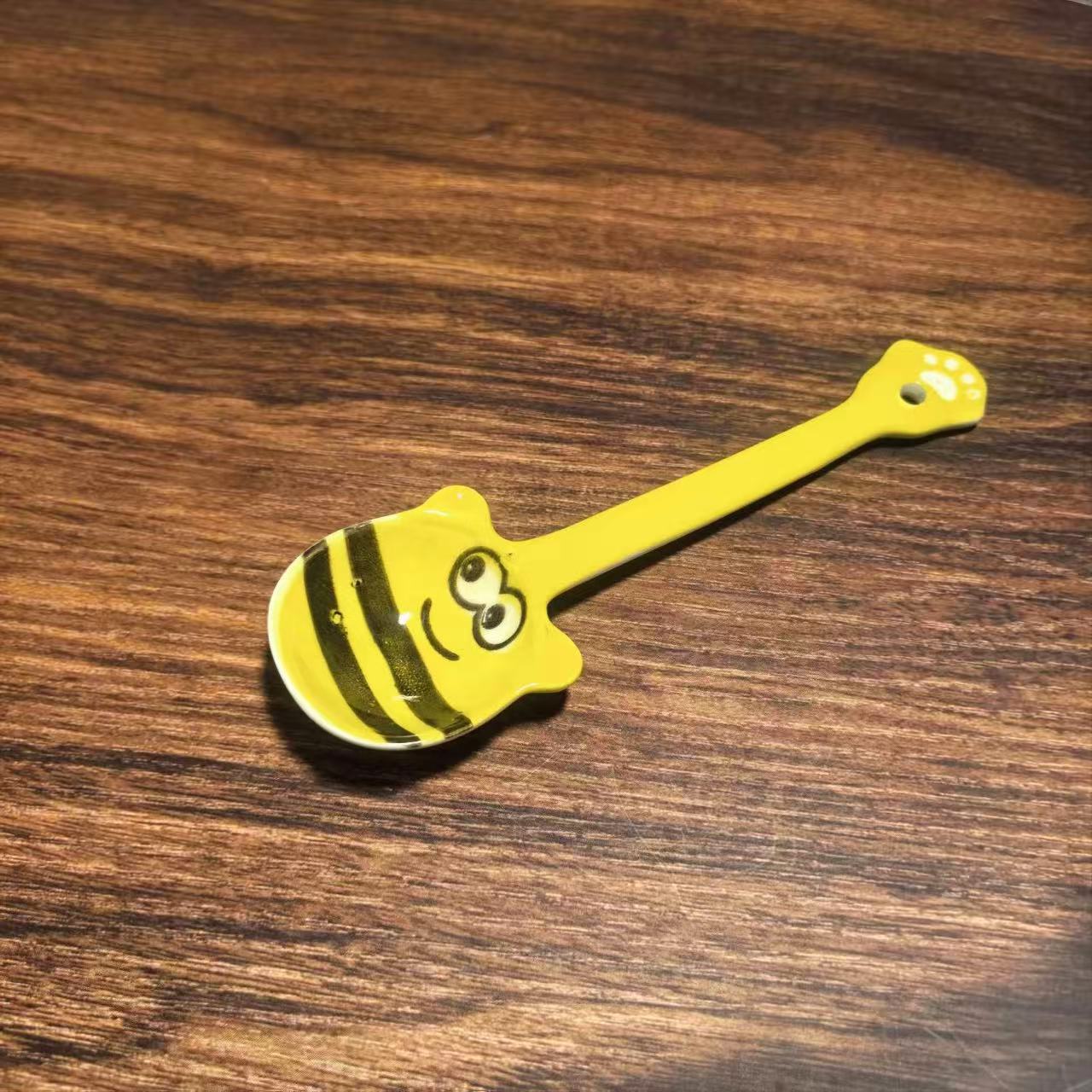 Cucharas de dibujos animados cucharas de cerámica cucharas caseras cucharas de bebés cucharas de comida cucharas de niños dulces lindos