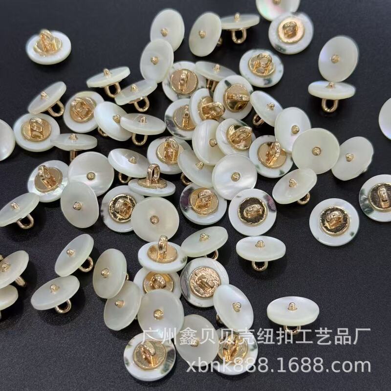 Shell and Metal Collision Cardigan Sweater Shirt Trench Coat Sweater Women's Shell and Metal Collision