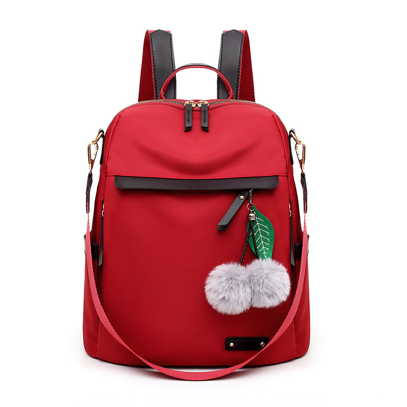 Bolsos para mujer 2023 nueva mochila de tela Oxford para mujer casual moda contraste color mochila multifuncional mochila escolar al por mayor