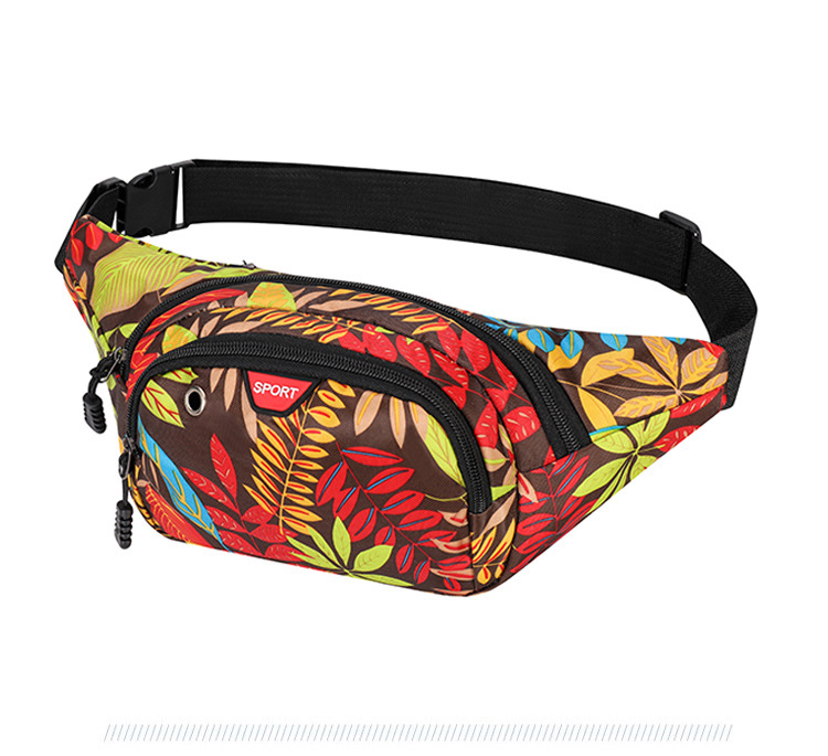 Creative, versatile, fashionable landscape pictures, women's running, cycling, crossbody and close-fitting waist bags, cross-border wholesale and distribution undefined
