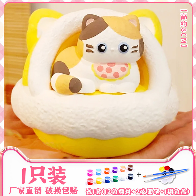 Muñecos de Yeso 3D para Pintar DIY Pintado a Mano para Manualidades