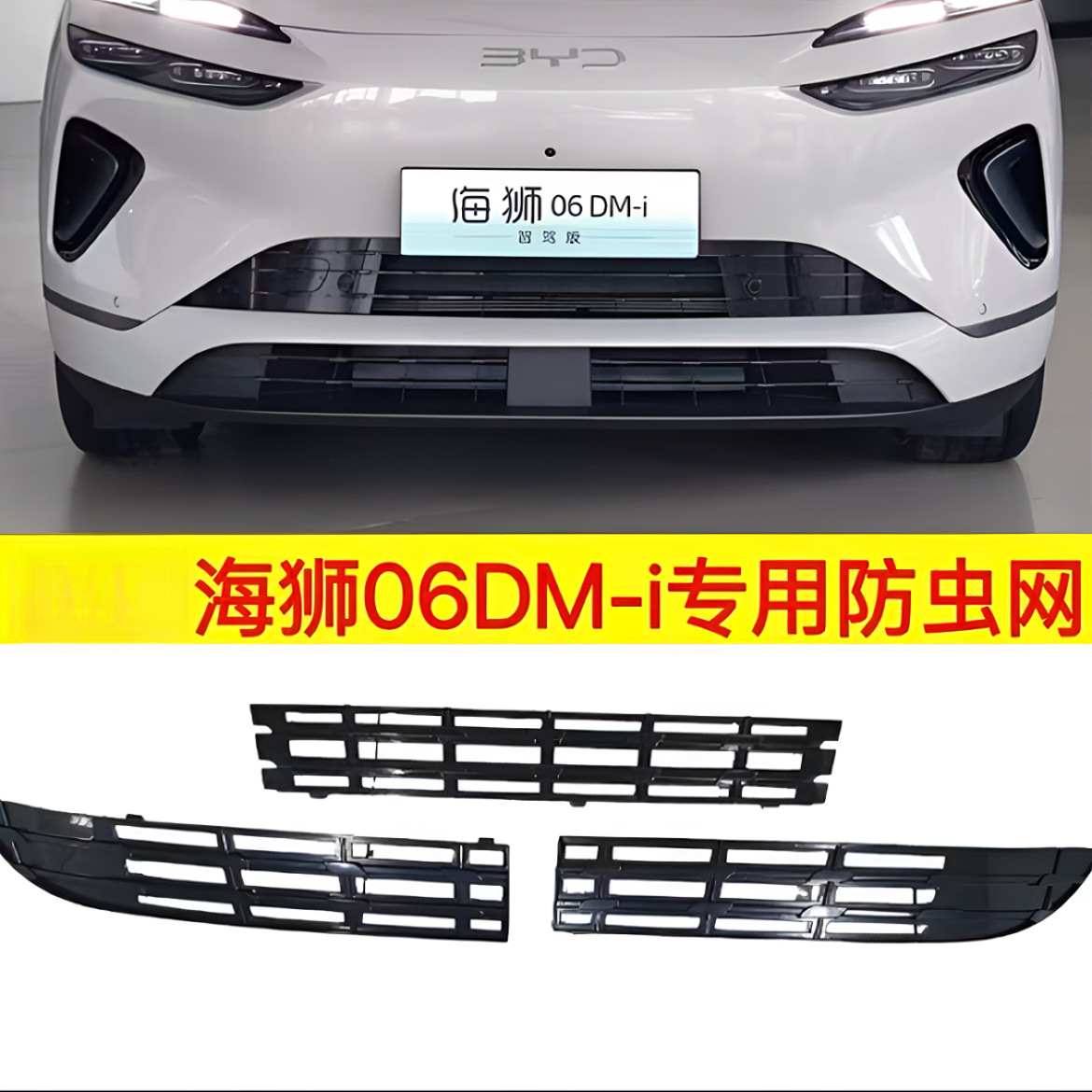 Suitable for Byd Hiace 06Ev/Dmi Insect-Proof Net Car Water Tank Grille Air Conditioner Air Inlet Protective Cover Modification