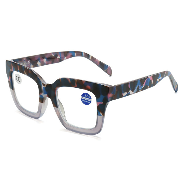 Fashionable large-frame anti-blue light reading glasses…