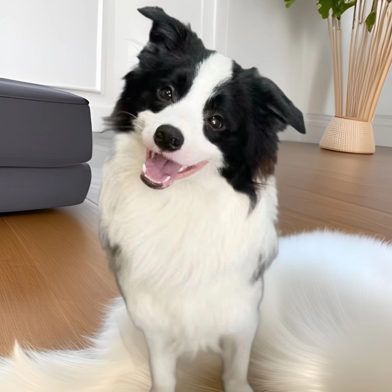 纯种边境牧羊犬幼犬活体狗狗警犬双血统三通七白陨石边牧宠物犬