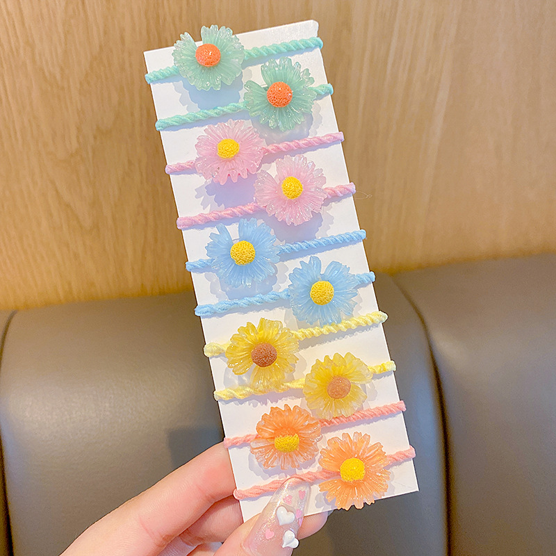 2022 nueva cuerda de pelo bebé corbata anillo de pelo tocado