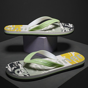 Cross-Border Large Size Flip-Flops Men's Summer Retro Flip-Flops Soft Thick-Soled Beach Men's Shoes Non-Slip Outer Wear Sandals