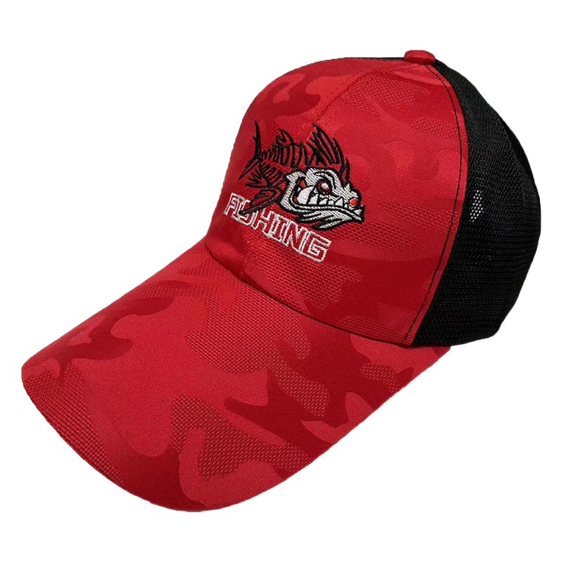 Spring and Summer Hat Men's Cap Men's Baseball Cap Spring and Autumn Letter Embroidered Soft Top Fishing Hat Outdoor