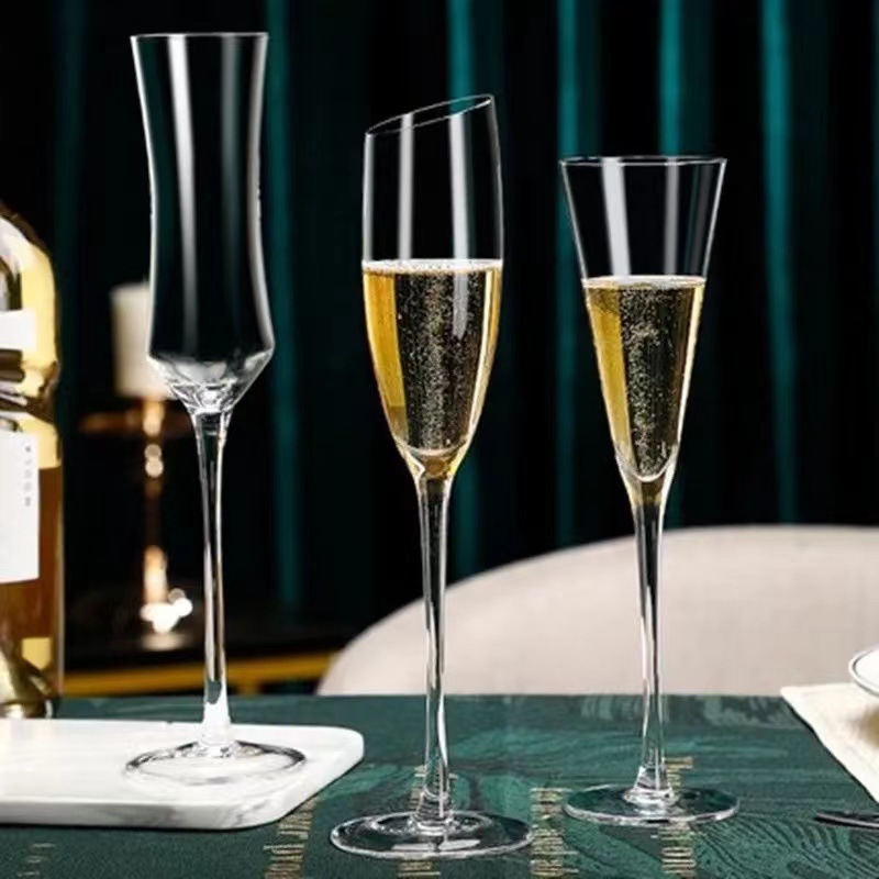 Copa de champán de cristal de vidrio sin plomo Copa de barra personalidad Martini Copa de cóctel de celebridades de Internet de las ins de estilo europeo