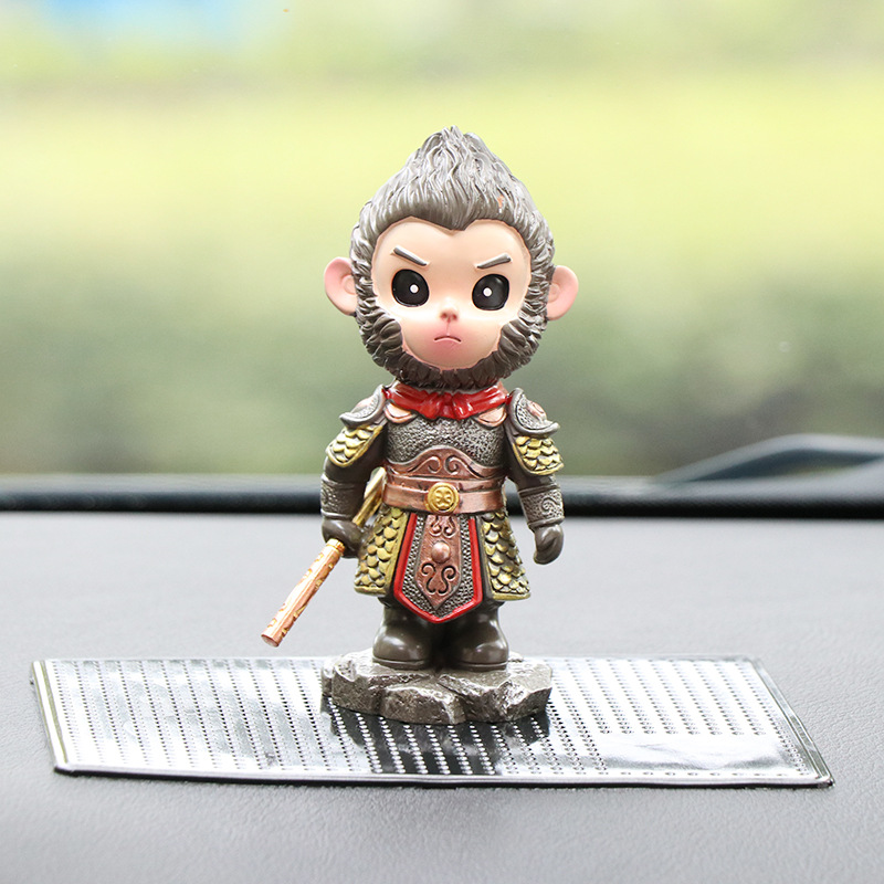 Black Myth Wukong Decoration Creative Cartoon Great Sage Doll Boys Car Supplies New Car Decoration Boys Car Products