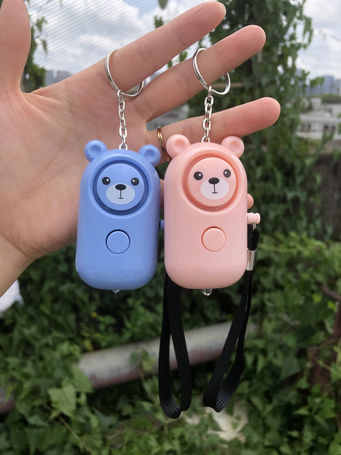 Cute Animal Abs Self-defense Keychain display picture 2