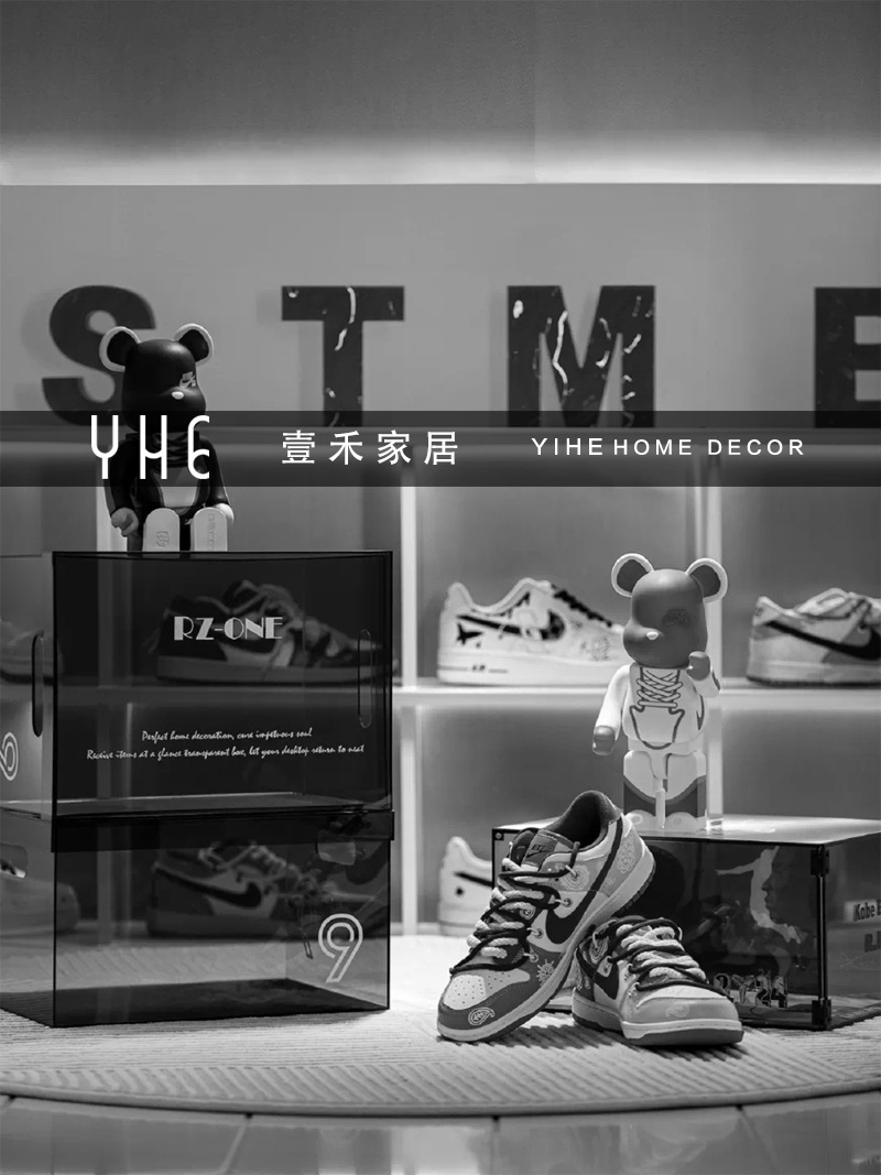 样板房儿童房功能房卧室卡通手办公仔运动鞋软装饰品摆件主题场景