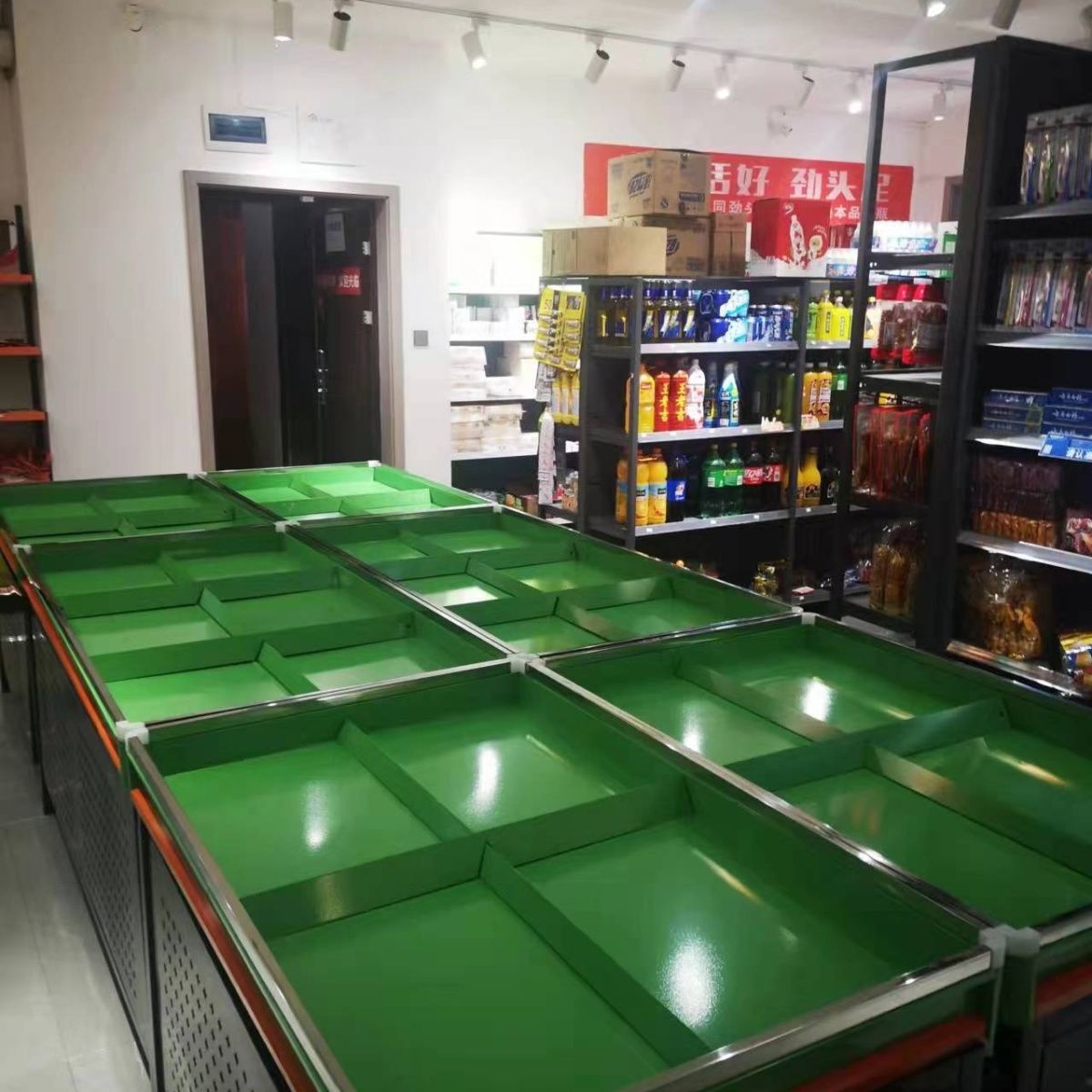 多用途生鲜货架超市便利中岛架水果蔬菜展示多功能堆头商用其他无