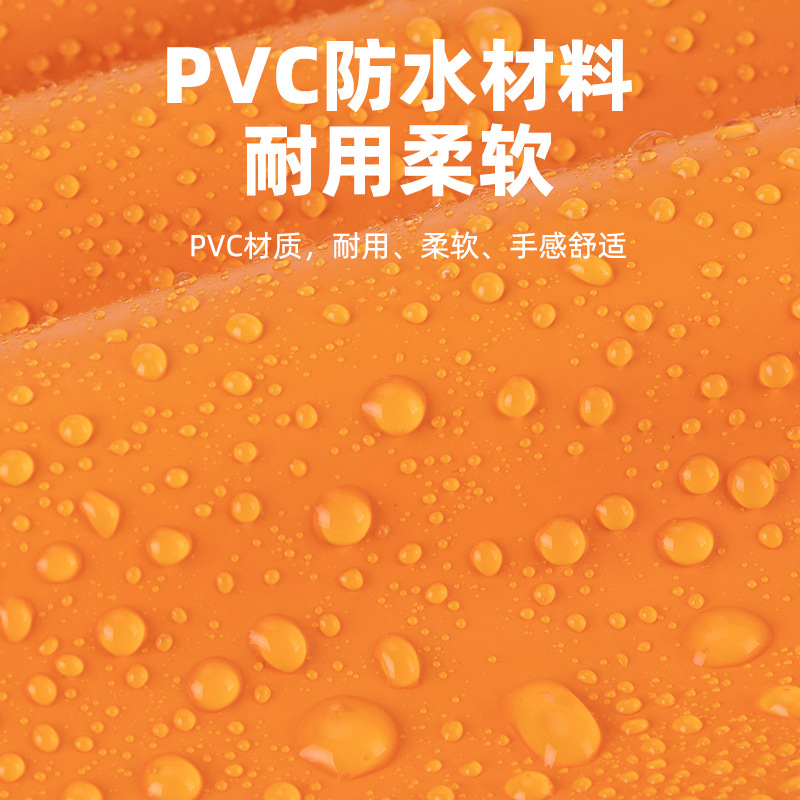 现货多功能纯色PVC材质防水提手包大容量折叠提水桶钓鱼包10L