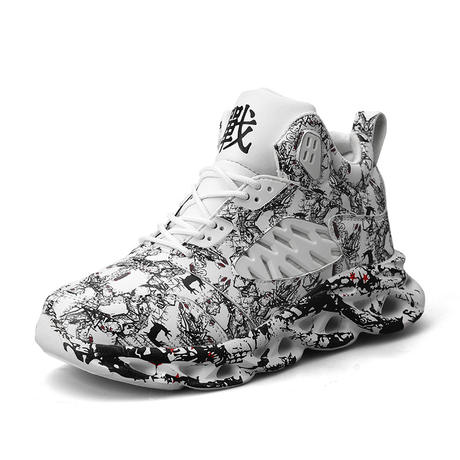 Cross-Border Yuanyang High-Top Shoes for Men, Spring, Autumn, and Winter 2024 New Men's Shoes, Putian Trendy Sports Shoes, Basketball Casual Shoes