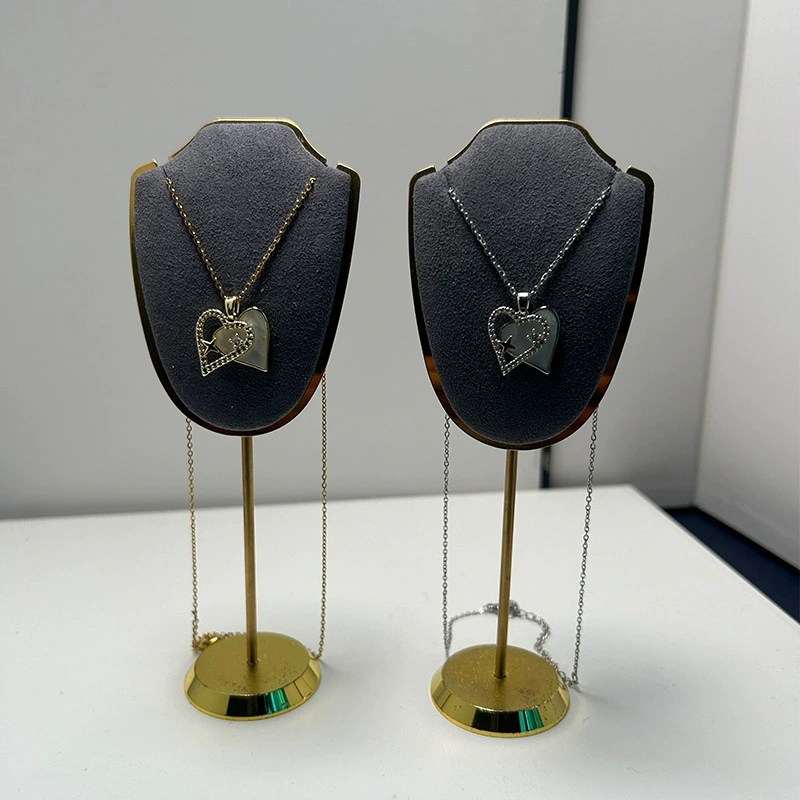 小型 дизайнерское модное ожерелье сердце-форма, универсальная цепь для ключей сумки  нержавеющая сталь, не тускнеет