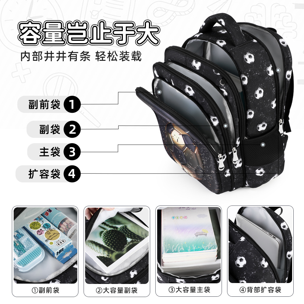 2026 nuevo encantador conjunto de dos piezas transfronterizas bolsas escolares estilo ruso para hombres y mujeres de gran capacidad para reducir la carga mochila de espalda