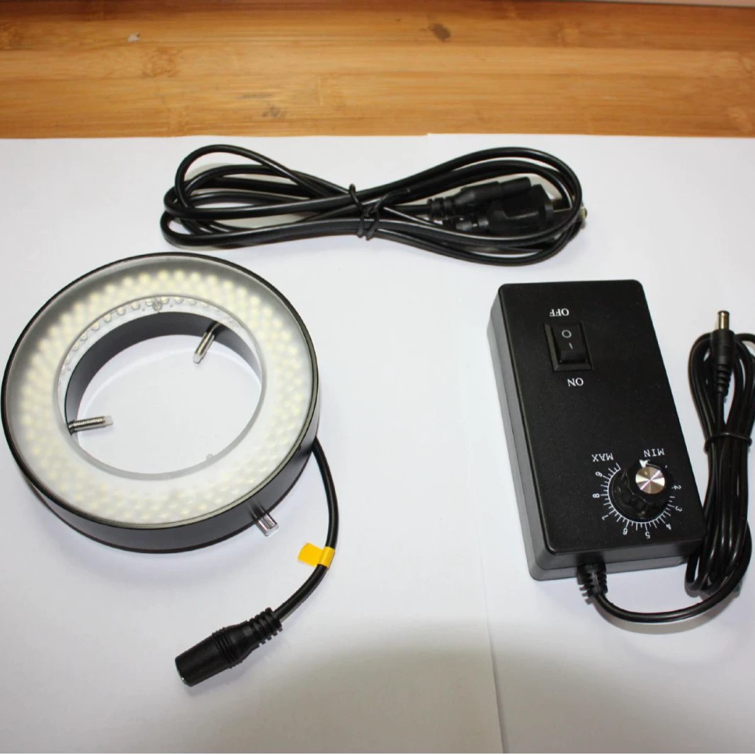Светодиодный источник света микроскопа кольцевая лампа TY-72-144 внутренний диаметр 72 мм, внешний диаметр 1120 мм 144 с регулируемой яркостью