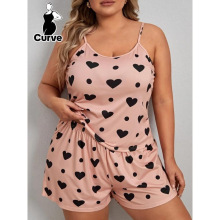 W 16905 Plus size women's home wear set ������ɼҾӷ���װ