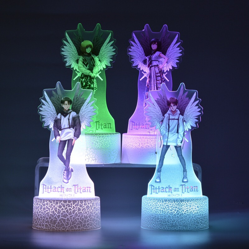 The attacking giant soldier Allen animation surrounding millet shop color printing 3D nightlight ornaments products wholesale supply