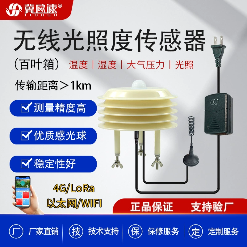 Датчик температуры и влажности выхода РС485 передатчика метеостанции мульти-параметра освещения коробки жалюзи применимый аграрный