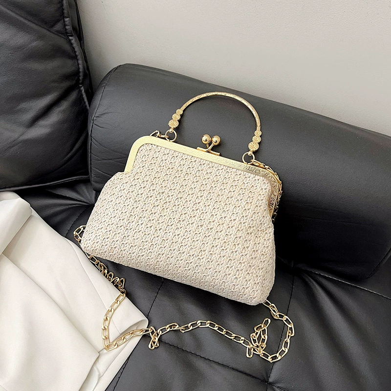 Woven chain, one-shoulder bag, shoulder bag, high-end
