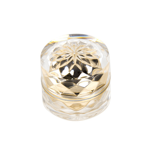 5g 5g acrylic cream box double-layer lotion bottle high-end essence trial size chrysanthemum bottle with inner lid sample