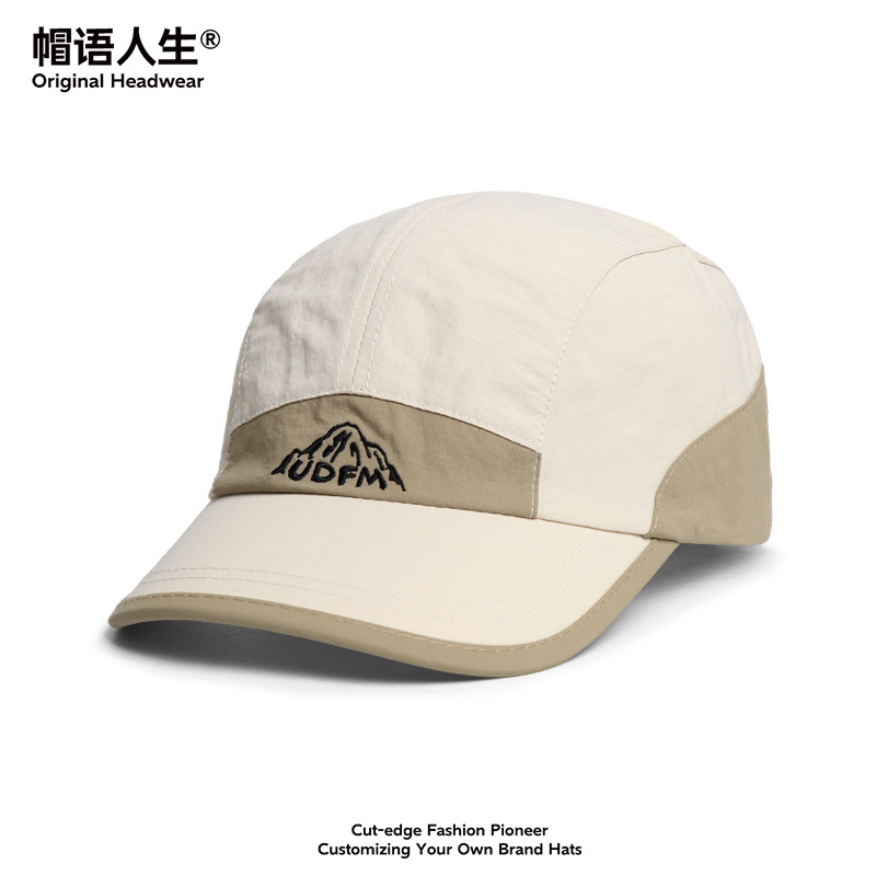 Sombreras de béisbol transfronterizas de secado rápido corto sombrero al aire libre para hombres y mujeres sombrero de surf sombrero de color sombrero de campamento universal