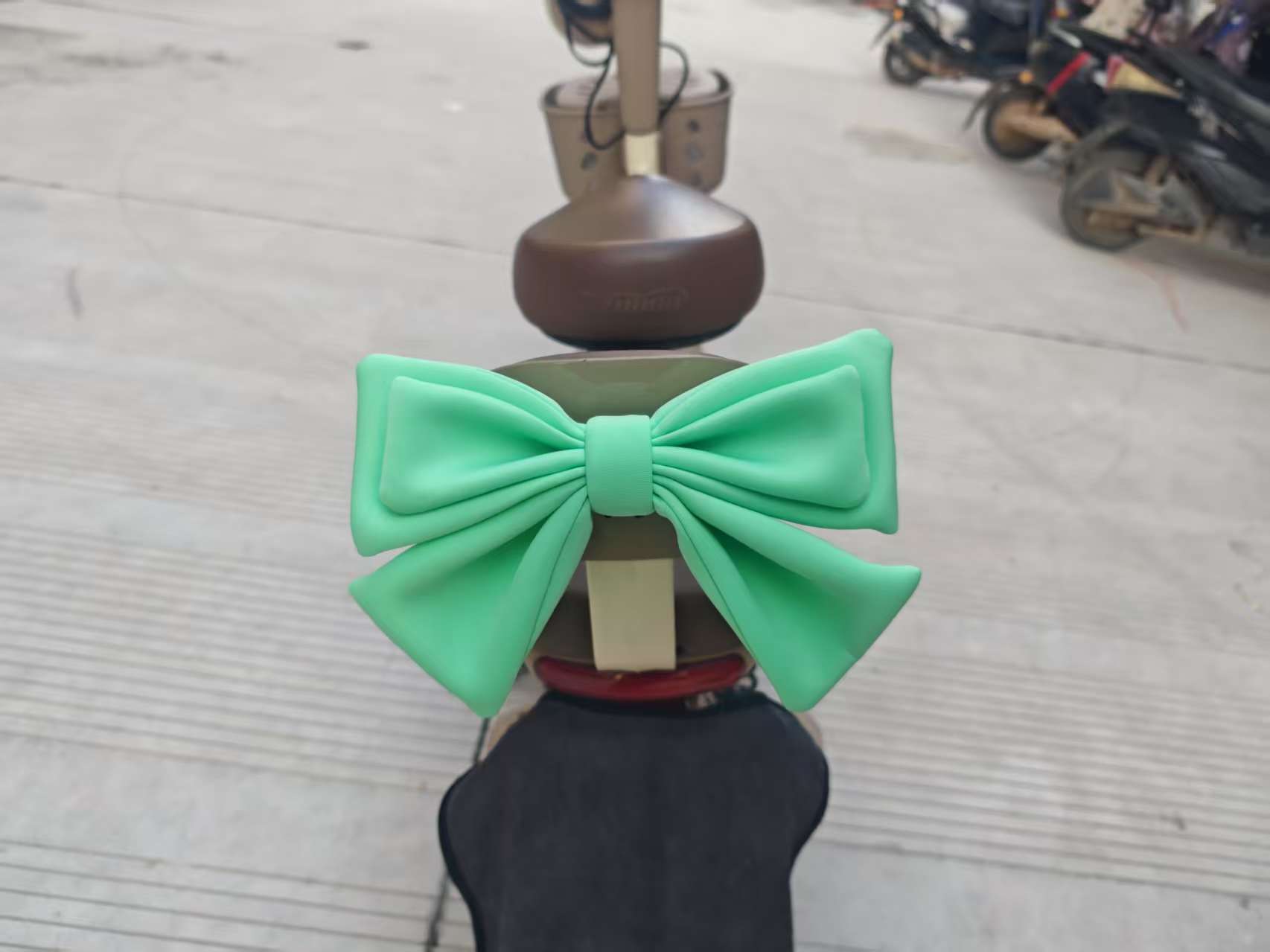 Red Double — Motuoche Auto Parts and Accessories - bright-green-bowknot-base-3m-adhesive