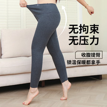 2025纯棉鲨鱼裤女外穿新秋冬季瑜伽裤高腰收腹提臀加绒加厚打底裤
