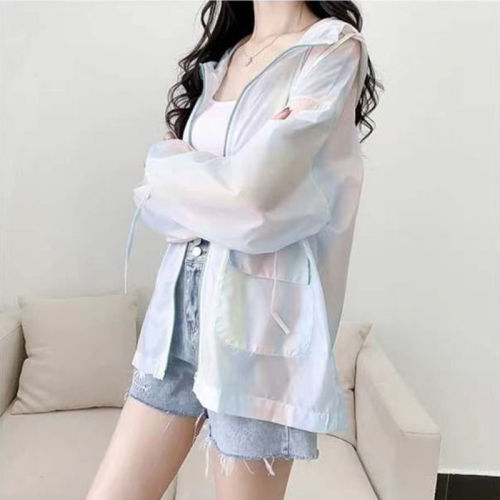 Thin Cardigan Sun Protection Jacket Women's 2023 New Summer Sun Protection Clothing Loose Casual Western Style Versatile Top