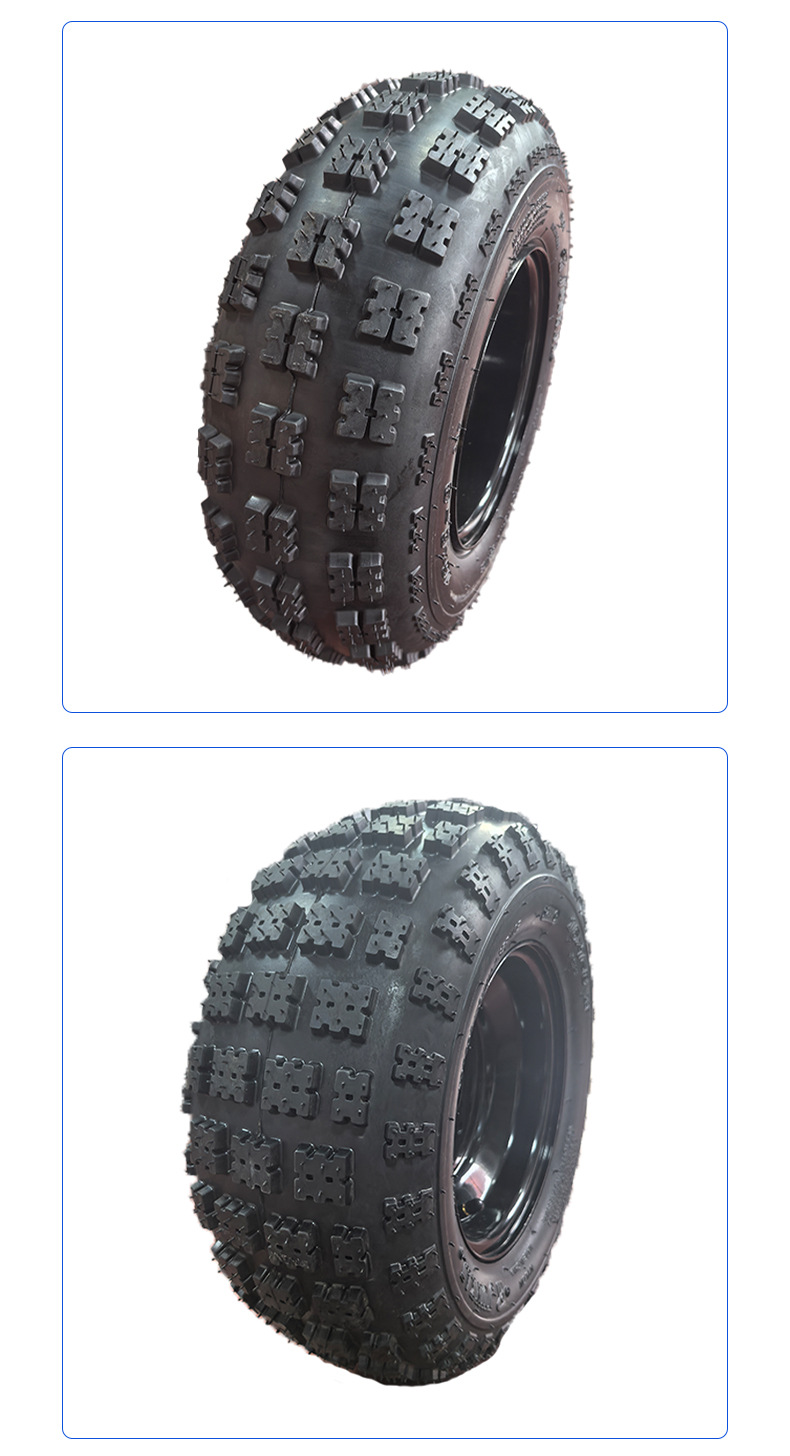 Four-Wheel Off-Road Kart and Atv Accessories: Front 16X6-8, Rear 16X7-8 Butterfly Vacuum Off-Road Tires