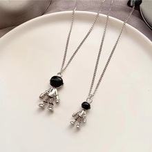 欧美大牌太空人项链秋季新款毛衣链个性街拍小众脖子饰品宇航员