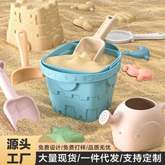 硅胶沙滩玩具儿童海边挖沙户外活动2025新款夏天玩沙铲子水桶套装