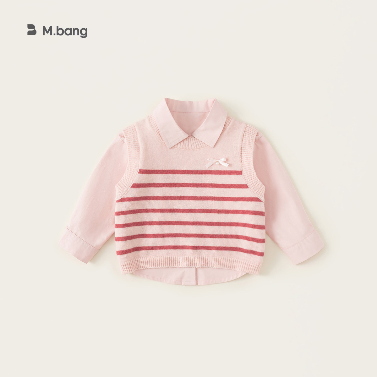 Yoobao ropa infantil de niñas primavera ropa de niñas 2025 nueva ropa de niñas primavera y otoño chaleco de niños dos piezas