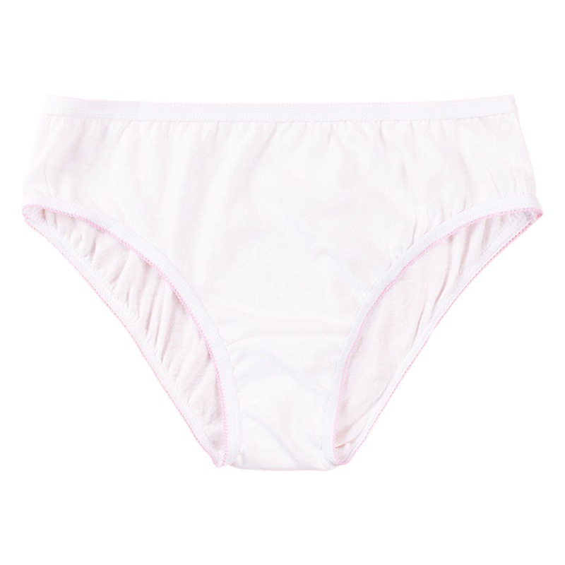 Factory In-Stock Disposable Women's Cotton Underwear, Bulk No-Wash Underwear for Business Trips, Travel, Hospital Stays, Maternity, Daily Use