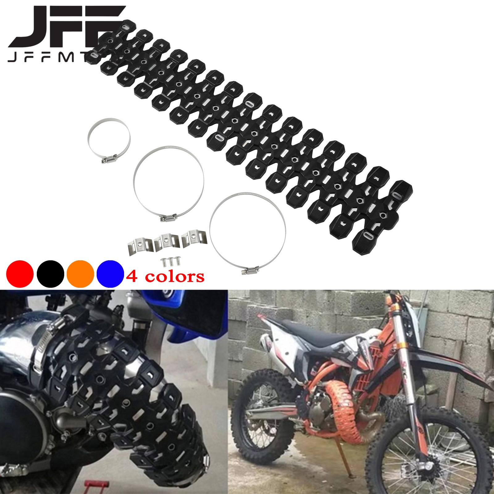 Off-road motorcycle accessories KTM husiwana two-stroke exhaust pipe silicone protective cover anti-scald heat insulation