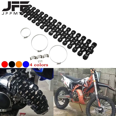 Off-road motorcycle accessories KTM husiwana two-stroke exhaust pipe silicone protective cover anti-scald heat insulation
