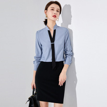 职业装套装女神范空姐制服气质时尚导购员酒店前台接待工作服夏季
