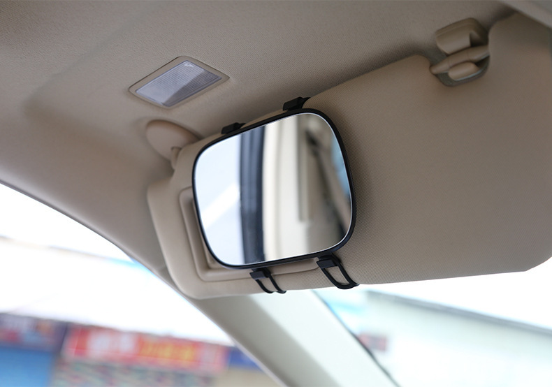 Car sun visor makeup mirror universal car interior accessories co-pilot sun visor thin additional dressing mirror