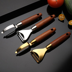 304 stainless steel multi-purpose peeler, slicer, shredder, carving knife, fruit triangle pusher, gourd peeler