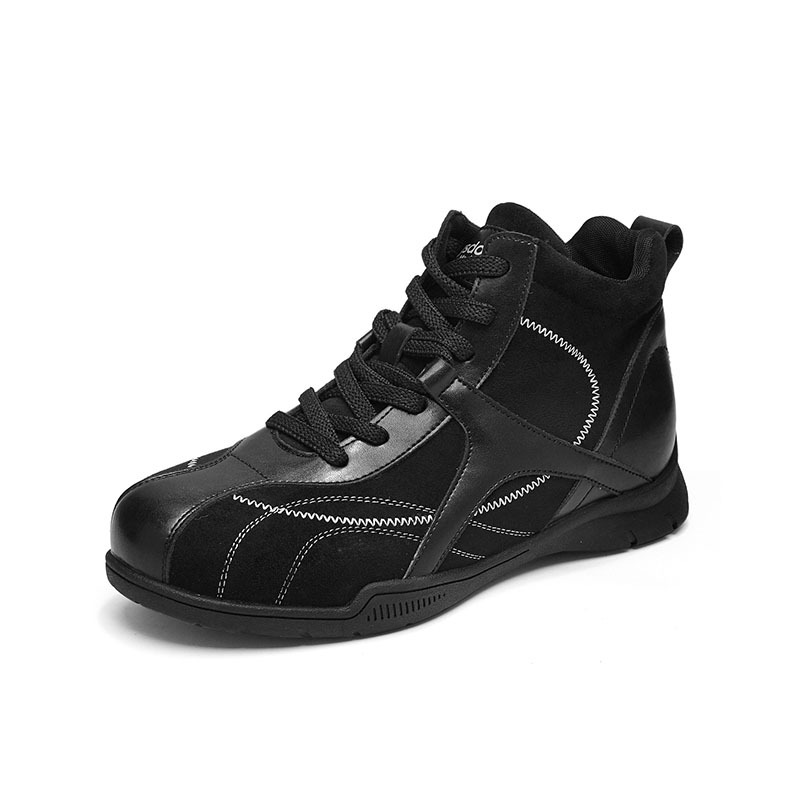 Zapatos de entrenamiento negro para mujeres 2025 nuevos zapatos casuales de invierno con suela gruesa de terciopelo, zapatos deportivos Gump
