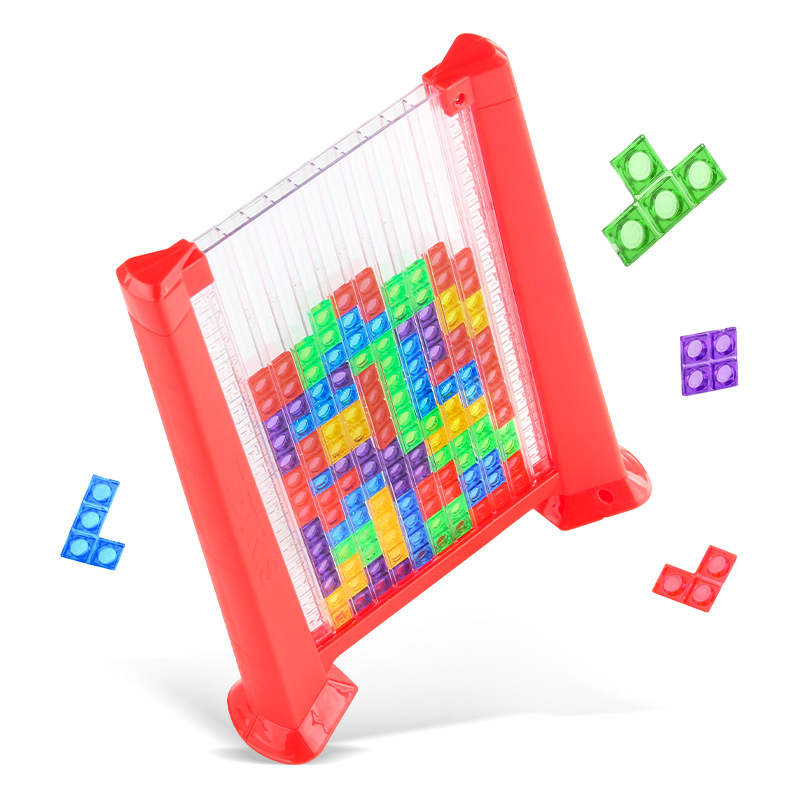 Rompecabezas transfronterizo para niños nuevos bloques de construcción intercambiables Tetris rompecabezas juego de escritorio inteligencia juguetes de despacho de aduanas image 6