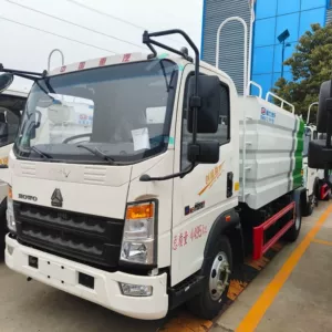Sinotruk Howo 7 kvadrat metrlik Blue Plate yaşıllaşdırma suvarma maşını, C lisenziyası ilə