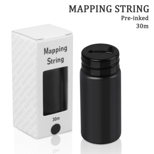 30m Bottles of Eyebrow Mapping String with Ink Volume, Embroidery Thread Ruler, Positioning Line, Eyebrow Line, Curved Embroidery