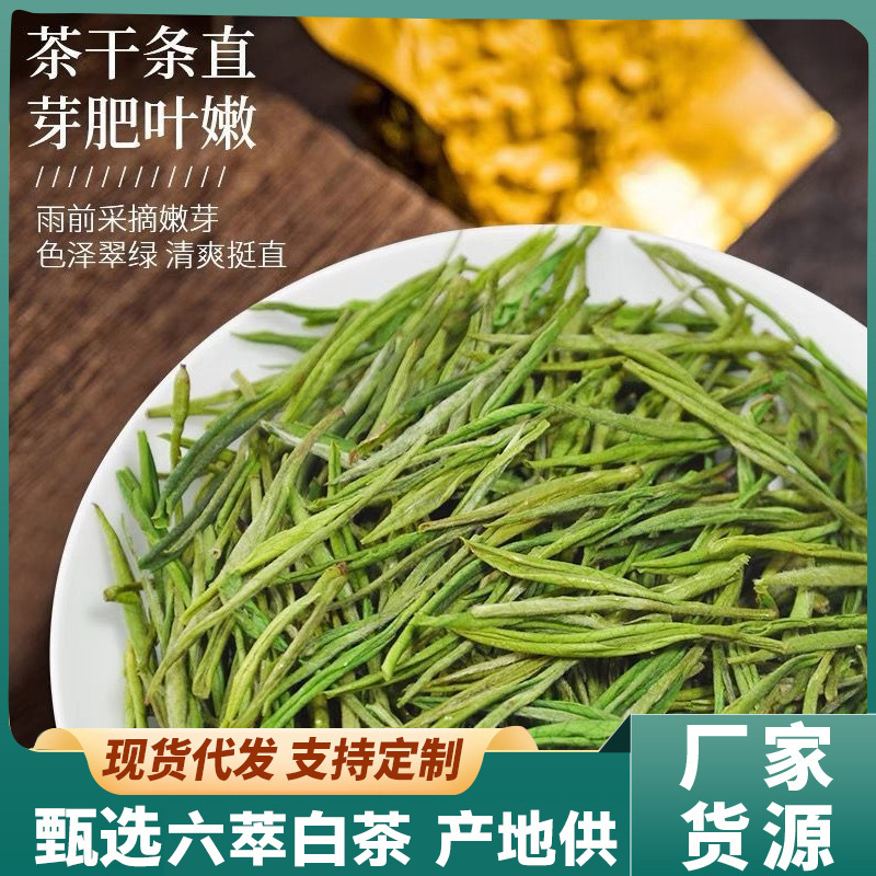 六萃白茶(珍稀白茶)袋装50g明前头采新鲜茶叶嫩芽新茶原产地散装