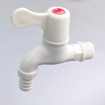 塑料水龙头四分快开龙头拖把池单冷水嘴工程室外临时塑料水嘴|ms