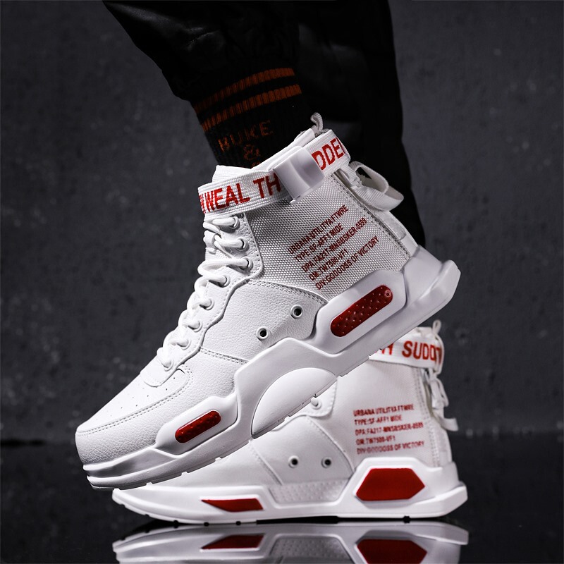Men's Shoes 2021 Autumn New Fashion Sports Basketball Shoes Color-matching National Fashion Casual Shoes Trendy Teenager Ankle Boots Men's Shoes 2021 Autumn New Fashion Sports Basketball Shoes Color-matching National Fashion Casual Shoes Trendy Teenager Ankle Boots