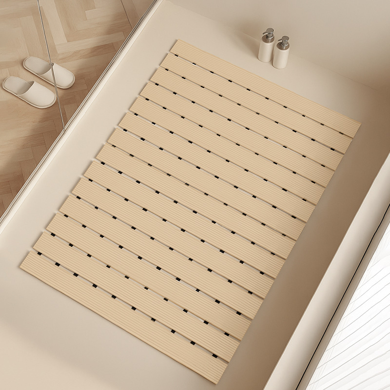 クロスボーダー滑り止めマット折りたたみ式浴室トイレ防水バスシャワー足マットドア落下防止カーペット|undefined